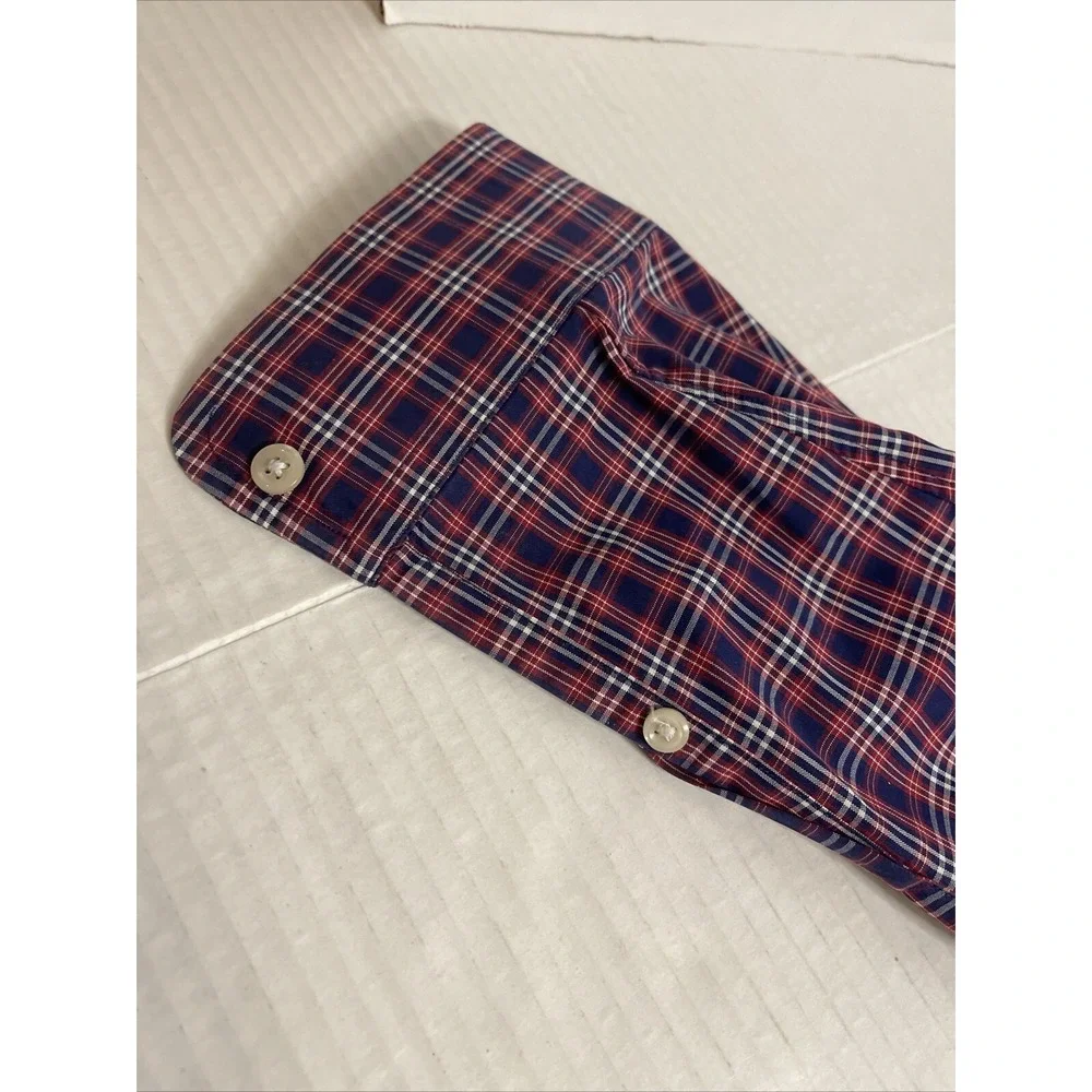 Polo Ralph Lauren Men's Blake Button Up Long Sleeve Red & Blue Plaid Sz XL